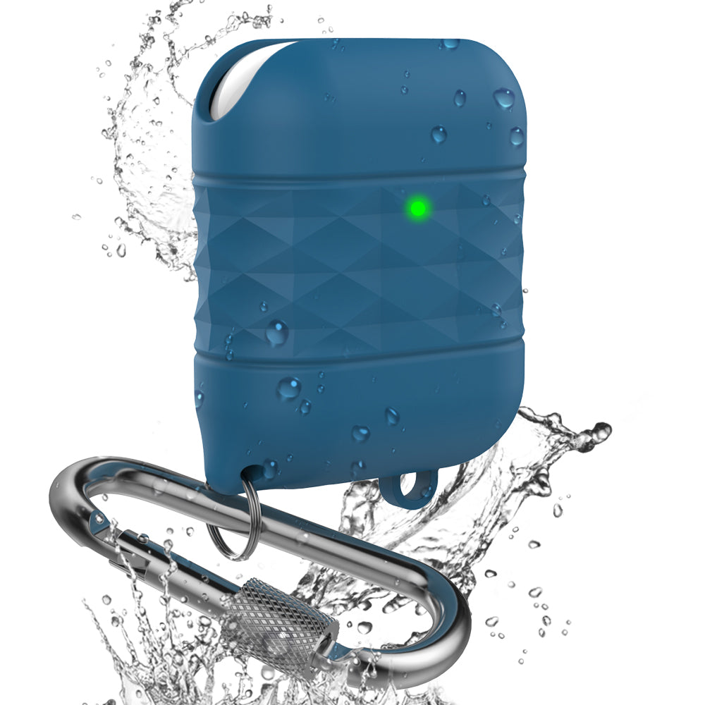 AHASTYLE PT-79 Compatible with Apple AirPods 1st 2nd Generation Charging Case Cover Splashproof Silicone Protective Cover with Carabiner AHASTYLE PT-79 Compatible with Apple AirPods 1st 2nd Generation Charging Case Cover Splashproof Silicone Protective Cover with Carabiner